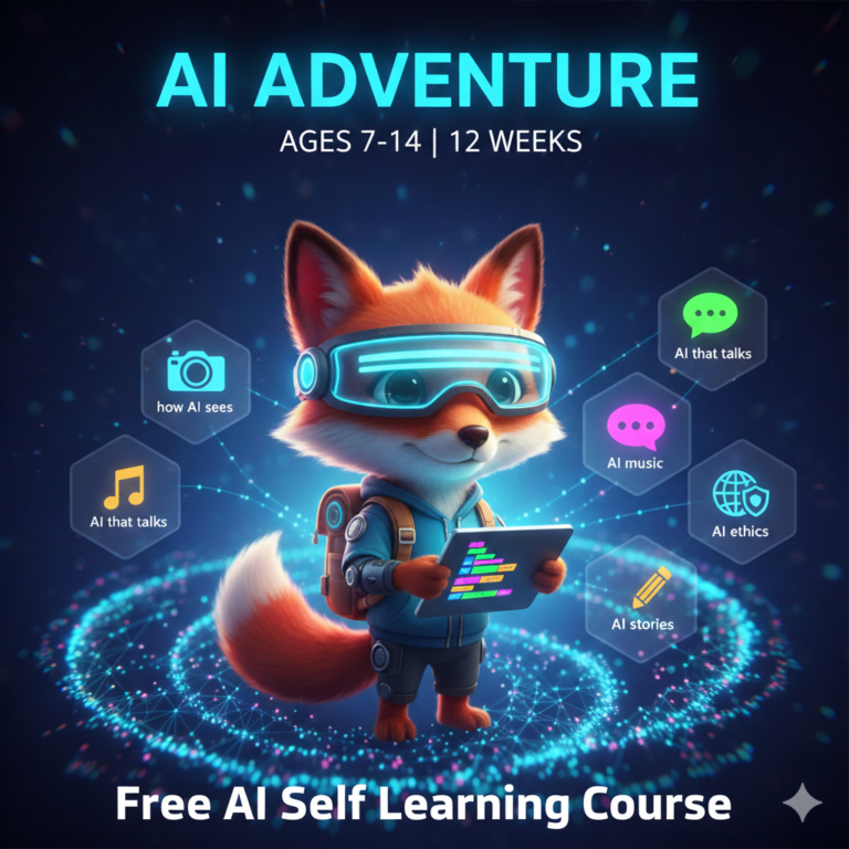 AI For The Kids (English) – Free AI self learning course.
